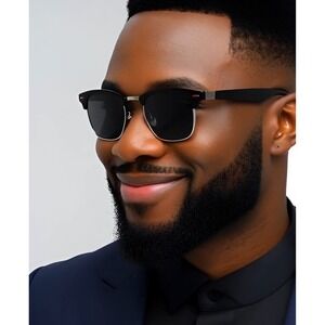 Men's Sunglasses Classic Retro Driving Fishing UV Protection Black Polarized New